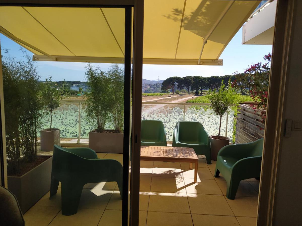 Appartement 4 Personnes, Grande Terrasse, Parking Prive, Wifi Montpellier Luaran gambar